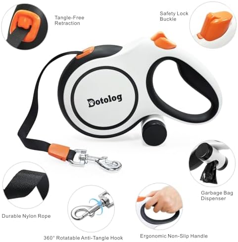 Retractable Dog Leash, 16ft Retractable Lead - Image 4