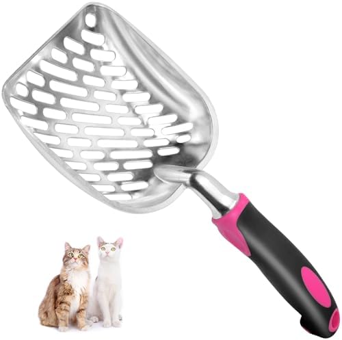Cat Litter Scoop-Metal Cat Scooper-Long Handle Scoop, Cat Scooper-Poop by Apidgrowth