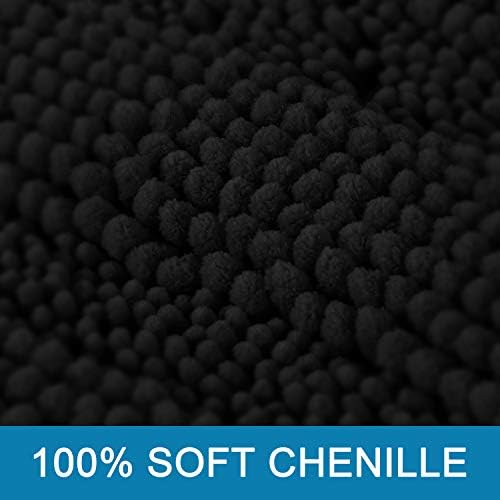 H.VERSAILTEX Bath Rugs for Bathroom Non Slip Bath Mats Extra Thick Chenille - Image 3