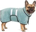 Dog Bathrobe, Super Absorbent for Small to Large Dogs, Light Green M by Bienbee
