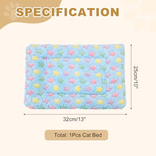 Dog Cat Bed Mat, Soft Coral Fleece Pet Cushion Pad - Image 2