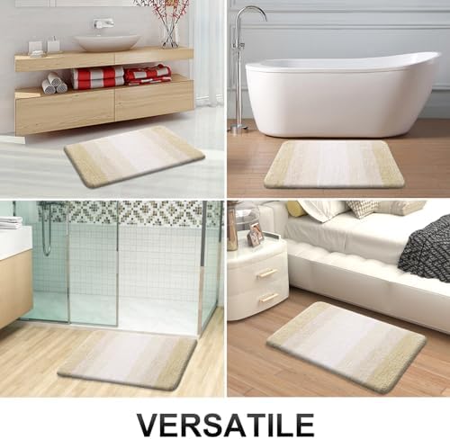 OLANLY Bathroom Runner Rug 47x24, Extra Soft Absorbent Microfiber Bath Rugs - Image 6