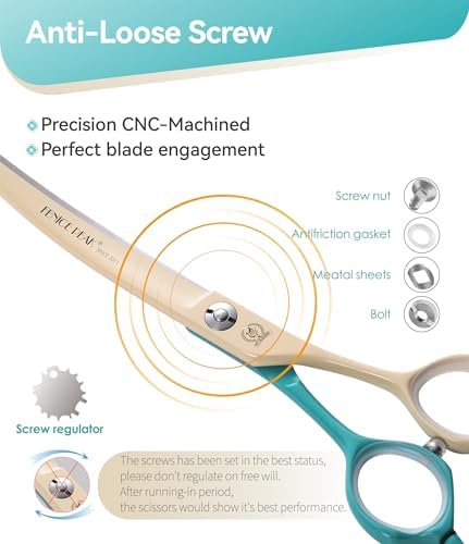 Curved Dog Grooming Scissors - Image 4