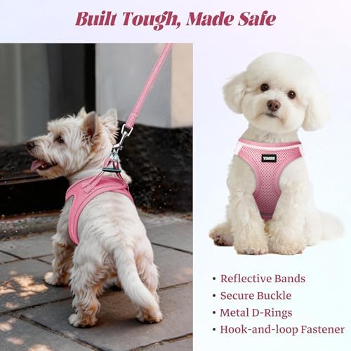 YIMEIS Dog Harness and Leash Set, No Pull Soft Mesh Pet Harness, Reflective - Image 5