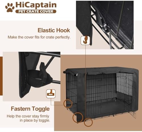 HiCaptain 30-Inch Dog Crate Cover - Image 4