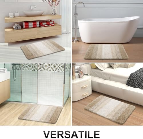 OLANLY Bathroom Runner Rug 47x20, Extra Soft Absorbent Microfiber Bath Rugs - Image 6