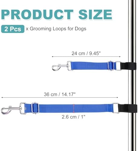 2Pcs Dog Grooming Loop, Adjustable - Image 2