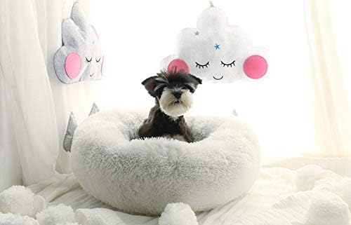 Cat Bed for Indoor Cats, Mini Plush Self Warming Kitten Bed, 20 Inch - Image 4
