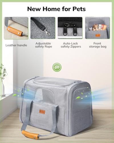 Morpilot Pet Carrier for Large Cats, Puppies & Small Dogs Up to 25lbs - Image 6