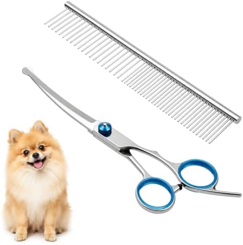 Dog Grooming Tools Set, Curved Shears Dog Grooming by Unknown
