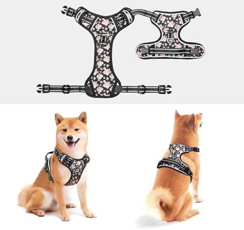 Timos Dog Harness Medium Sized, Quick Release 3 Buckles - Image 5