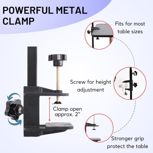 Dog Grooming Arm with Clamp & Pet Grooming Table Accessories - Image 5