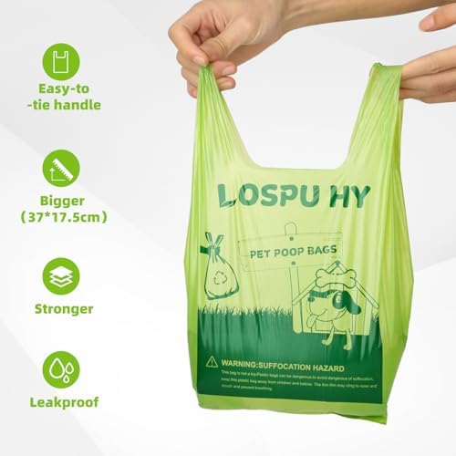Poop Bags for Dogs, Extra Thick Strong Leak Proof Doggie Waste Bag for Waste - Image 2