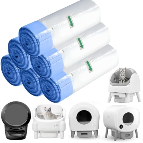 Self Cleaning Cat Litter Box Liners-120 Counts, Extra Thick Litter Bags by Unknown