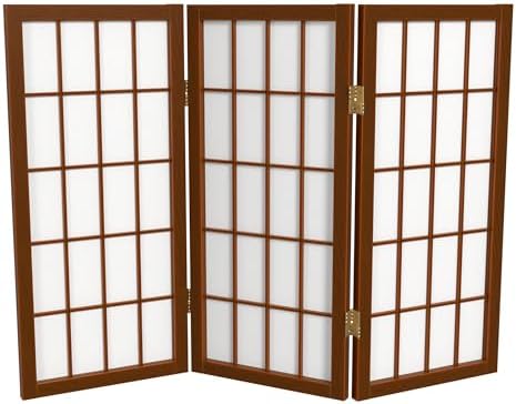 2 ft. Short Desktop Window Pane Shoji Screen by RedLantern