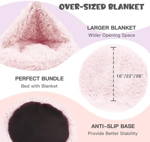 Himax 20in Covered Small Dog Bed - Image 4