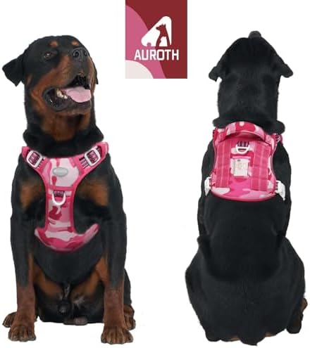 AUROTH Dog Harness for Large Dogs, No Pull Tactical Dog Vest Heavy Duty - Image 2