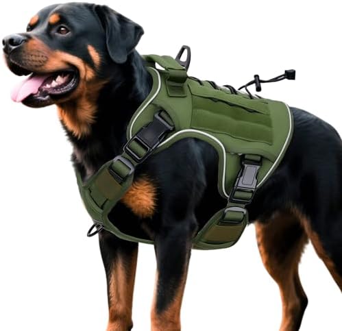 Heavy-Duty Tactical Dog Harness by Bruvoalon
