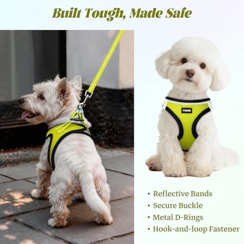 No Pull Dog Puppy Harness and Leash Set Reflective Mesh Vest X-Small - Image 5