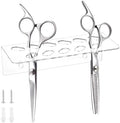 AHANDMAKER 2Pcs Clear Acrylic Wall Mounted Scissors Shear Holder Rack by AHANDMAKER