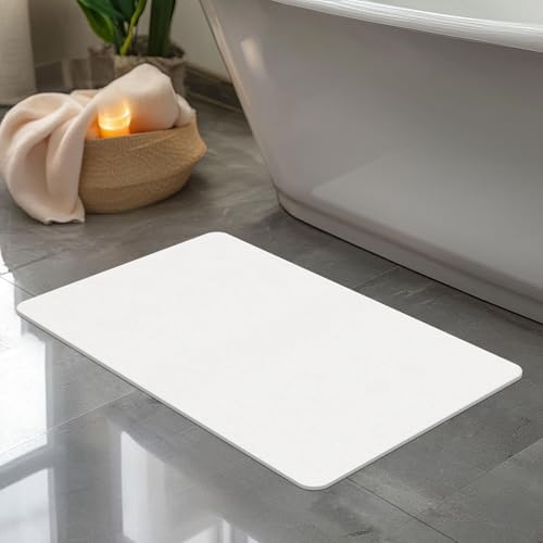 THMINS White Stone Bath Mat - Image 2