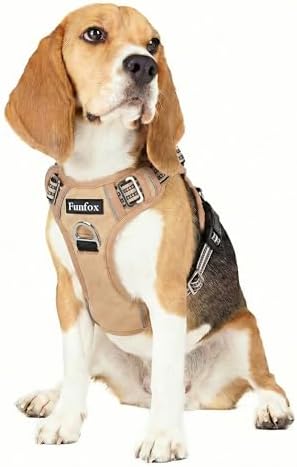 Funfox Dog Harness No Pull, Adjustable Pet Vest Harness, Super Soft Material by MyFUNFOX