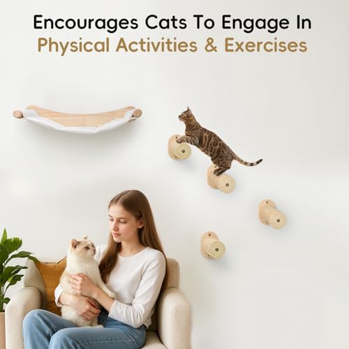 Cat Wall Hammock & Steps Set - Image 4
