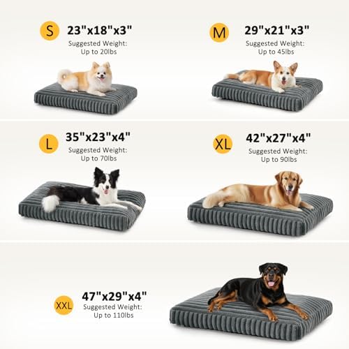 FURTIME Orthopedic Dog Beds Large Sized Dog, Washable Pet Dog Bed - Image 5