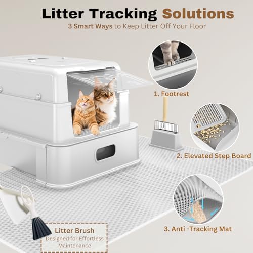 XXXL Jumbo Drawer Stainless Steel Cat Litter Box - Image 6
