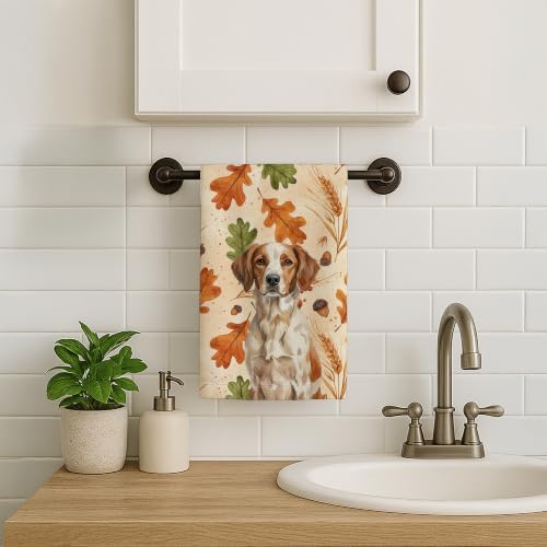 Caroline's Treasures Brittany Dogs Kitchen Towel 15x25 in - Image 2