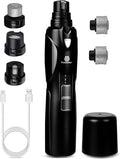 Petsaunter Dog Nail Grinder, 3 Grinding Heads, LED Light, Touch-Switch by PetsaunterOfficial