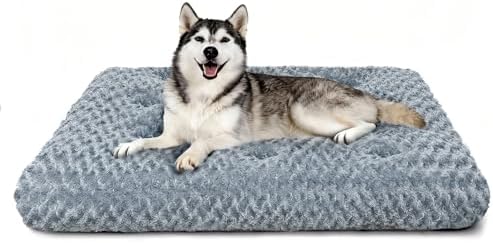 Dog Bed Large Size, Plush Washable Pet Bed Mat, Dog Crate Bed 41"x27" by Unknown
