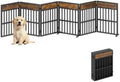 YATINEY Pet Gate, 6-Panel Indoor Foldable Dog Gate, Assembly-Free by Yatiney