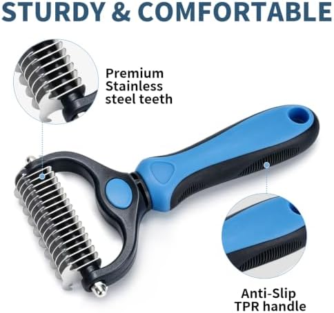 Dog Brush for Shedding Cat Brush Pet Hair Remover Comb Deshedding Dog Brush - Image 7