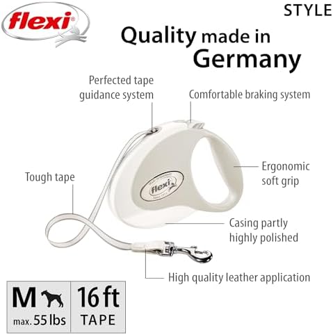 FLEXI® Style Tape Retractable Dog Leash, 16 ft - Image 2