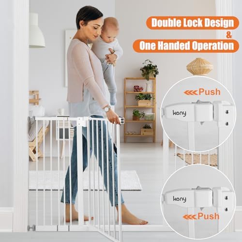 keny 29"-47.3" Extra Wide Baby Gate - Image 5
