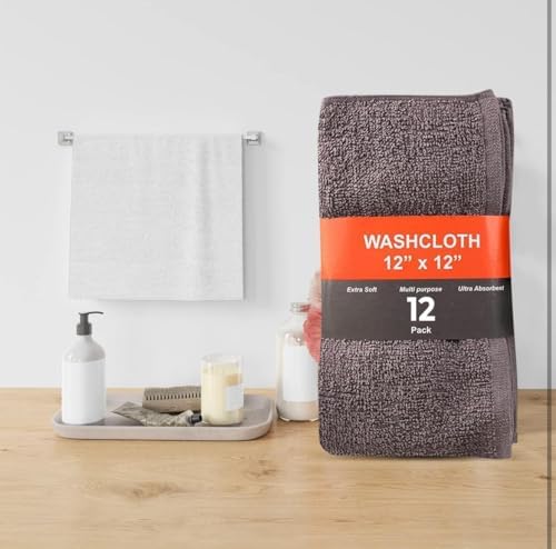 KAHAF COLLECTION 100% Cotton Wash Cloths, Lightweight, Extra Absorbent - Image 2