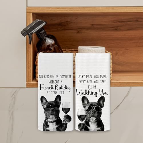Dog Kitchen Towels Decor Set of 2 - Image 3
