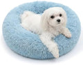 nononfish Soft Round Dog Bed for Small Dogs, Calming Plush Pet Bed by nononfish