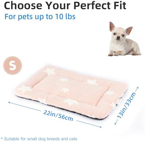Mora Pets Cat Beds for Indoor Cats Washable Cat Mat Bed Flat Dog Crate Pad - Image 6