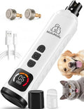 Dog Nail Grinder, Quiet 6-Speed Electric Pet Nail Trimmer by Unknown