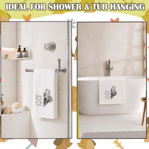 Funny Golden Retriever Bathroom Hand Towel, Dog Lover Gifts-A01 - Image 6