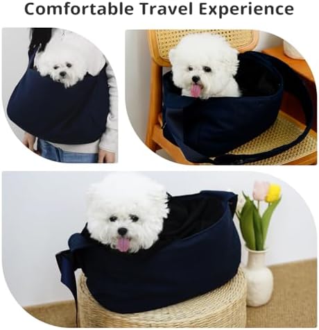 ONECUTE Dog Sling Carrier 15 lbs, Small Dog Carrier Sling - Image 5