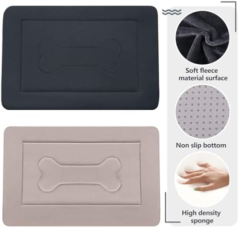 Extra Large Dog Bed Soft Dog Crate Pad Mat, 48 in Non-Slip Bottom Washable Dog - Image 2
