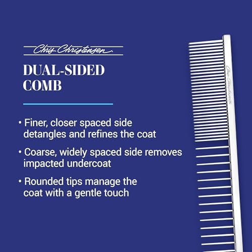 Chris Christensen 003 7.5 in. F/XC Greyhound-Style Butter Comb, Groom Like a - Image 3