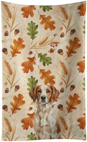 Caroline's Treasures Brittany Dogs Kitchen Towel 15x25 in by CarolinesTreasures