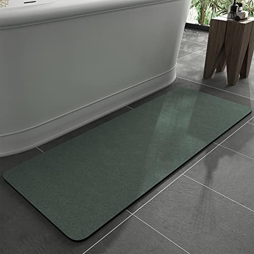 MontVoo -Bath Mat Rug-Rubber Backing Non Slip Quick Dry Absorbent Thin Bathroom by MontVoo