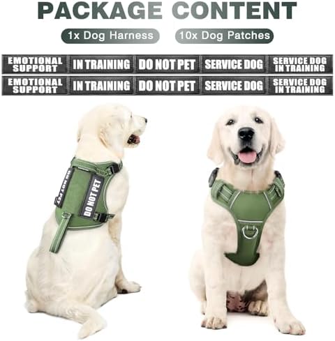 WINSEE Tactical Dog Harness, No Pull Dog Harness - Image 2