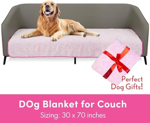 Stuffed Premium Soft Dog Couch Blanket, - Image 4