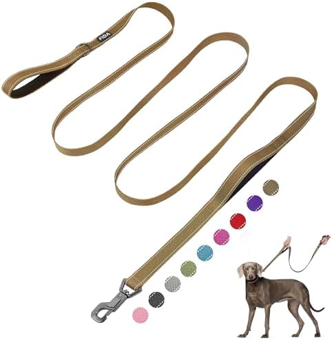Fida 10 FT Heavy Duty Dog Leash, Dual Padded Handles by Fida